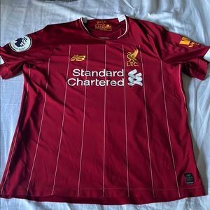 New Balance Men's Red Liverpool FC Shirt